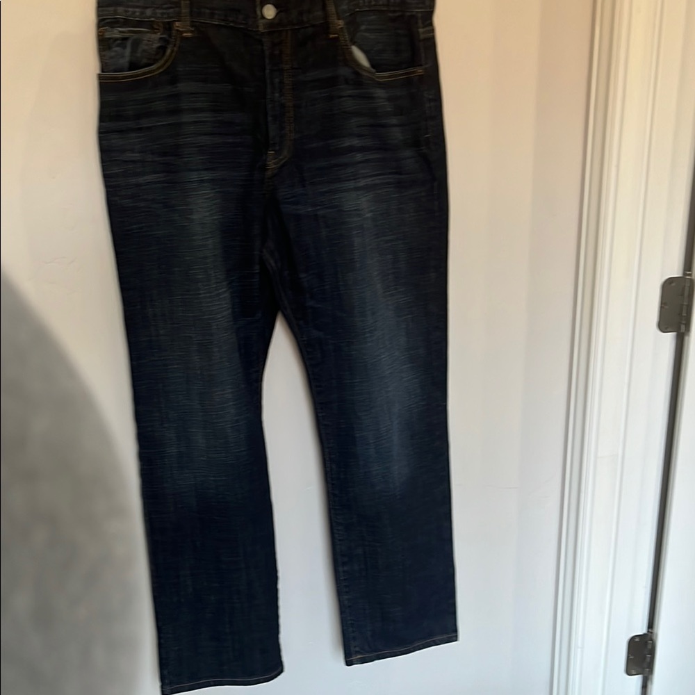 Lucky Jeans Brand Classic Blue Straight Jeans with Clean Finish Lucky Brand